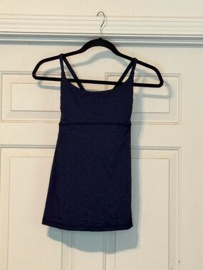 lululemon athletica navy double-strap tank